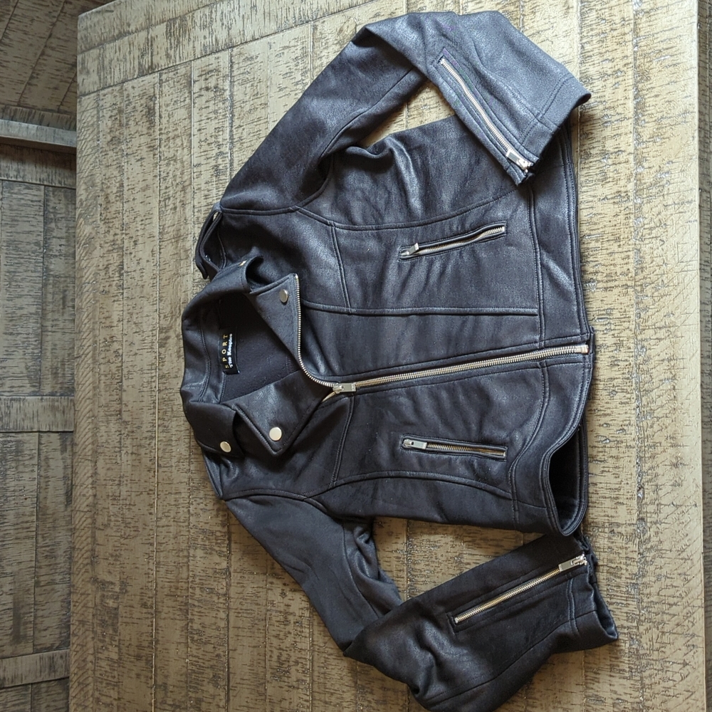NWOT The Kooples Sport Polyester/Elastane Moto Jacket